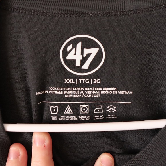 47 Brand Missouri Tigers Black Short Sleeve T Shirt Mens XXL Vintage Graphic Tee - Picture 5 of 8